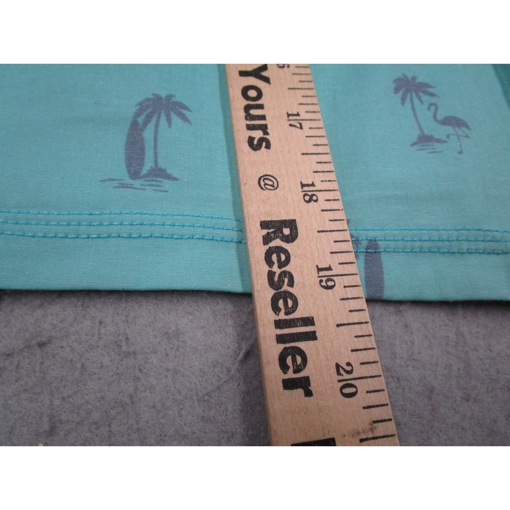 Spyder Surf Mens Aqua Blue Tropical Flamingo Board Shorts Size 34 FIN1090 NEW - Picture 8 of 9